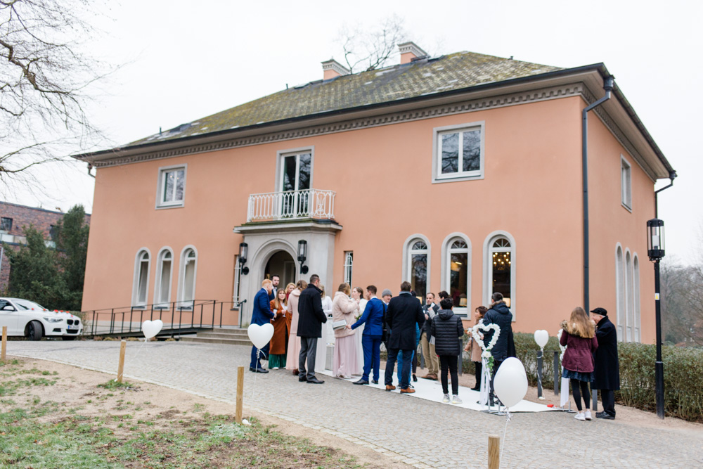 Hochzeit im Standesamt Wandsbek und Ohlendorffsche Villa in Volksdorf